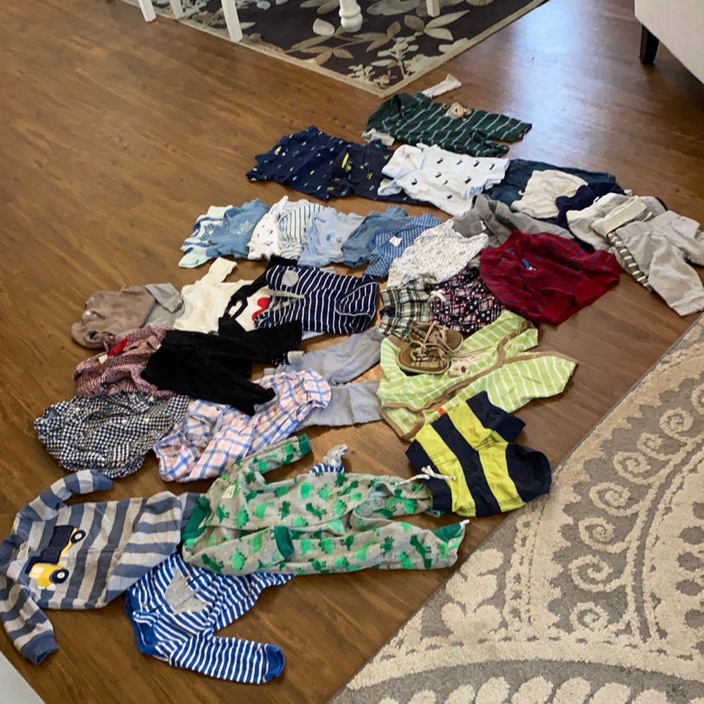 6 month boys clothes lot
